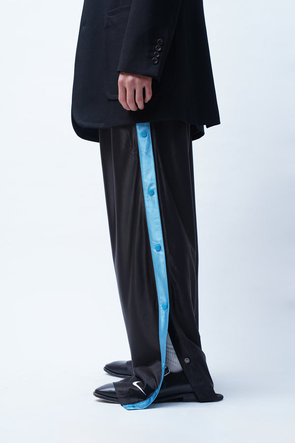 2000's "NIKE" -Side Snap Jersey Pants-