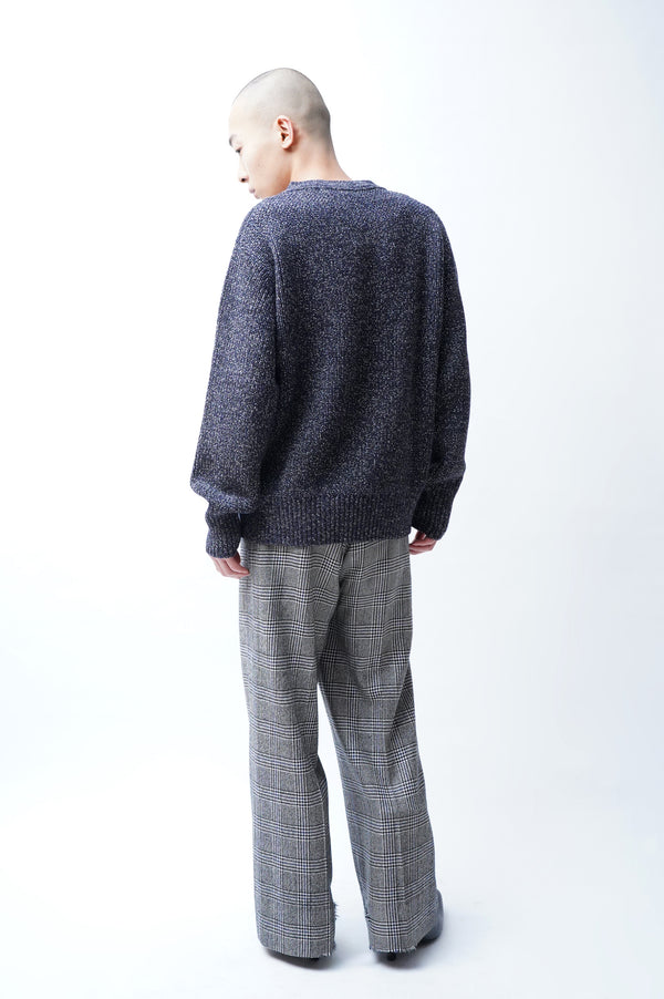 B.BILLIE -Wool Chambray Mechanical Beach Sweater