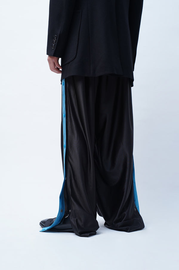 2000's "NIKE" -Side Snap Jersey Pants-