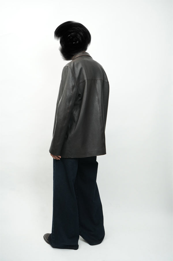 "NAMACHEKO" -ELIJHA LEATHER JACKET-