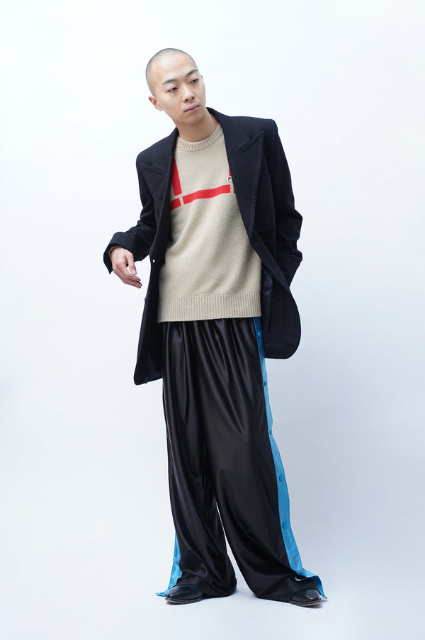 90's "FILA" -Cashmere Knit Sweater-