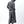 -Cropped Baggy- [Black&White Tweed]