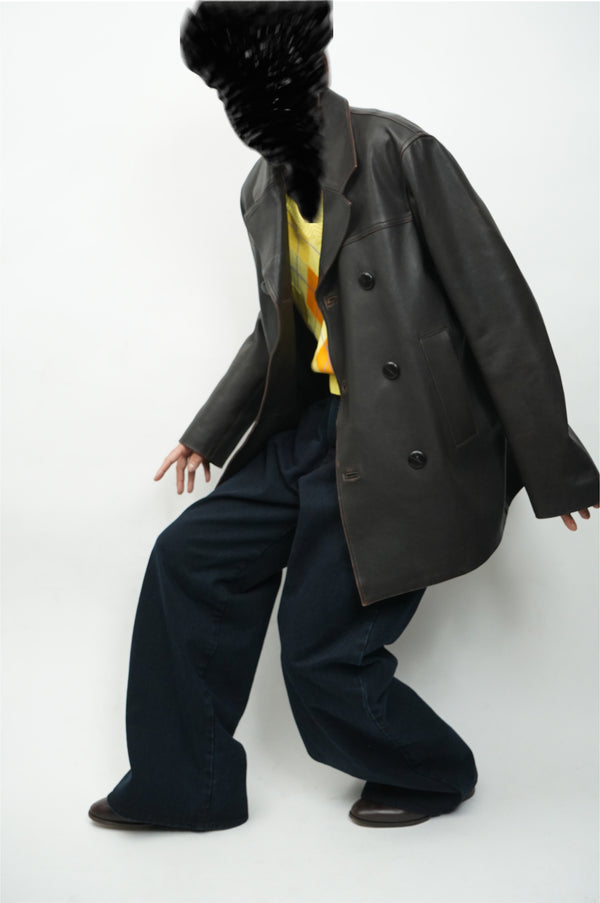 "NAMACHEKO" -ELIJHA LEATHER JACKET-