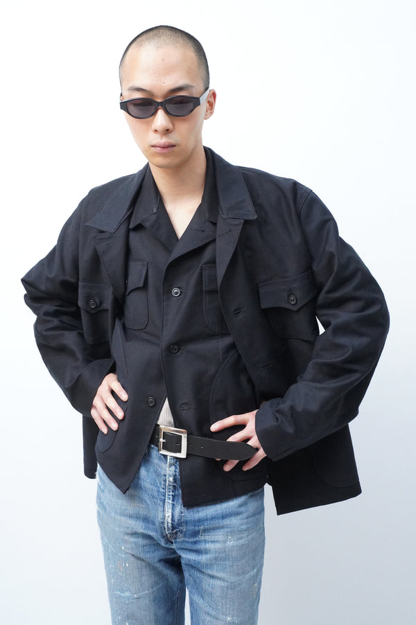 - JLT JACKET - [BLACK MOLESKIN]