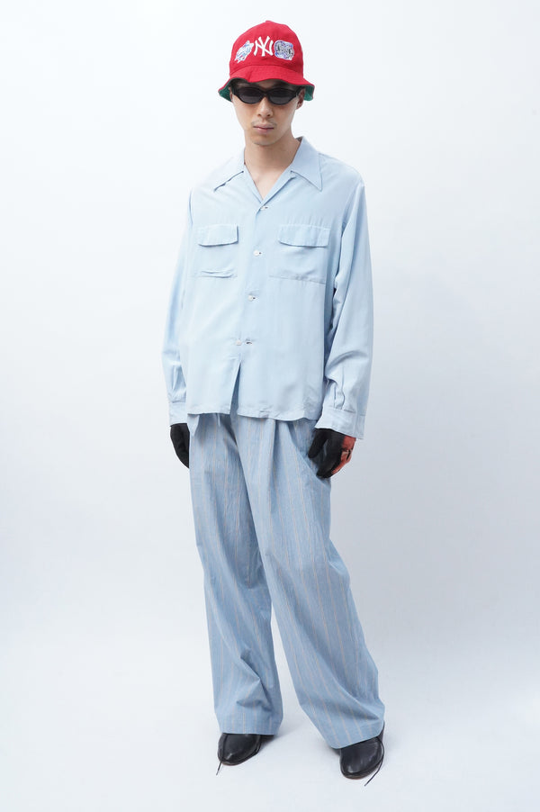 50's "APOLLO" -L/S Silk Shirt-