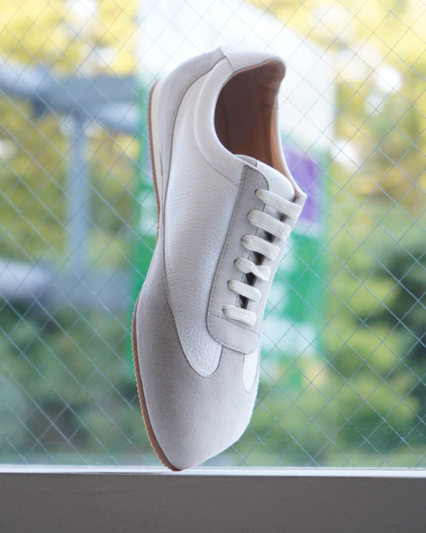 -OBLIQUA SNEAKERS- CALF SKIN/SUEDE