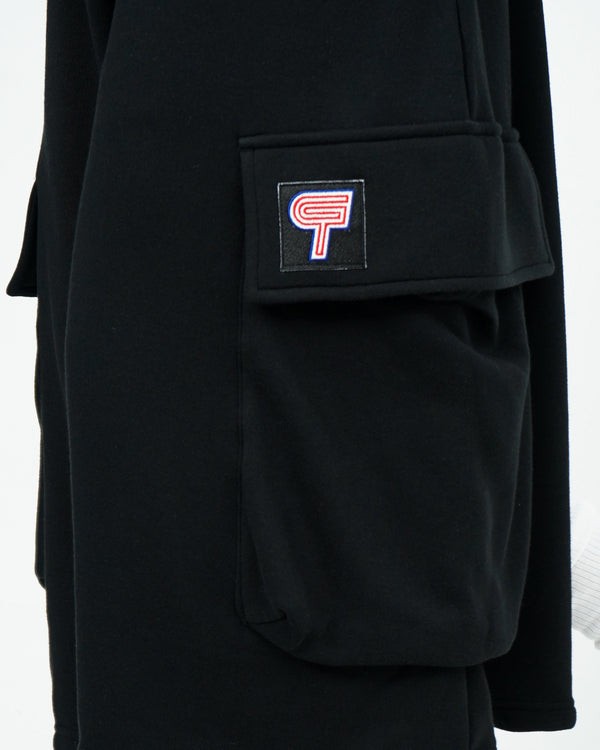 "STAY FAT" -Sweat Cargo Shorts-