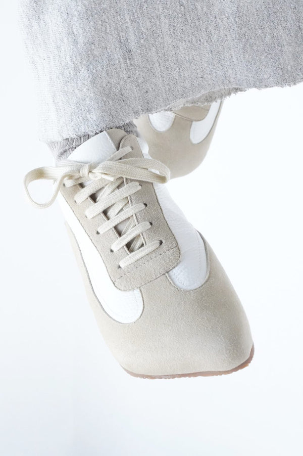 -OBLIQUA SNEAKERS- CALF SKIN/SUEDE