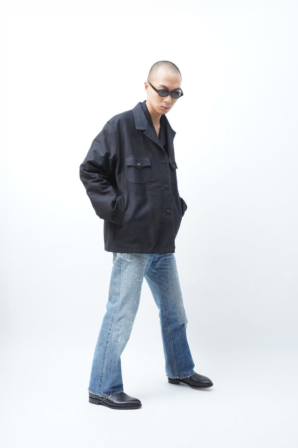 - JLT JACKET - [BLACK MOLESKIN]