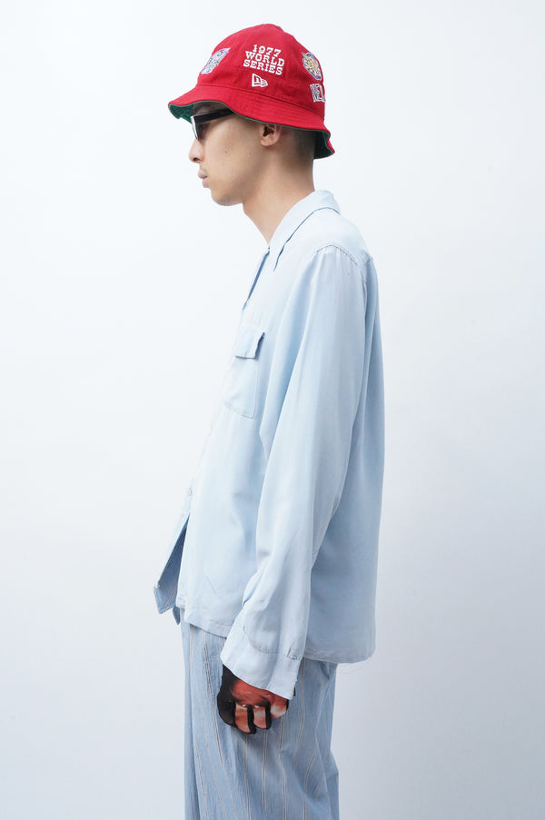 50's "APOLLO" -L/S Silk Shirt-