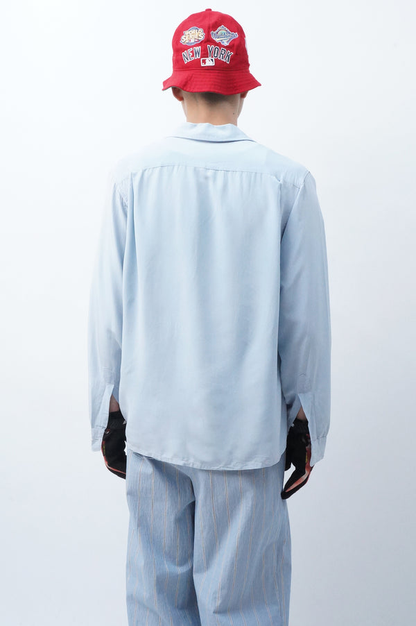 50's "APOLLO" -L/S Silk Shirt-