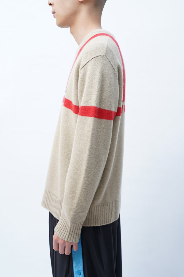 90's "FILA" -Cashmere Knit Sweater-