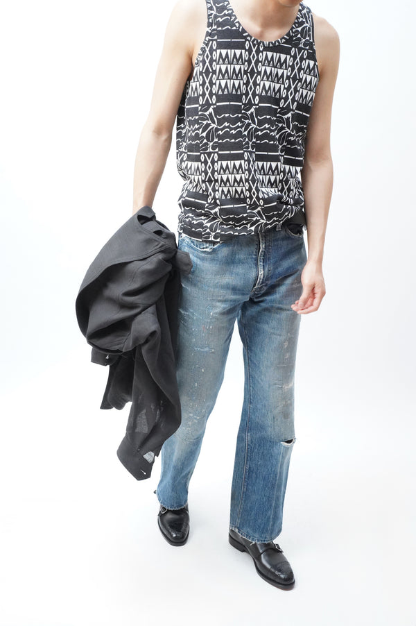 -Polyester mesh safari jacket-