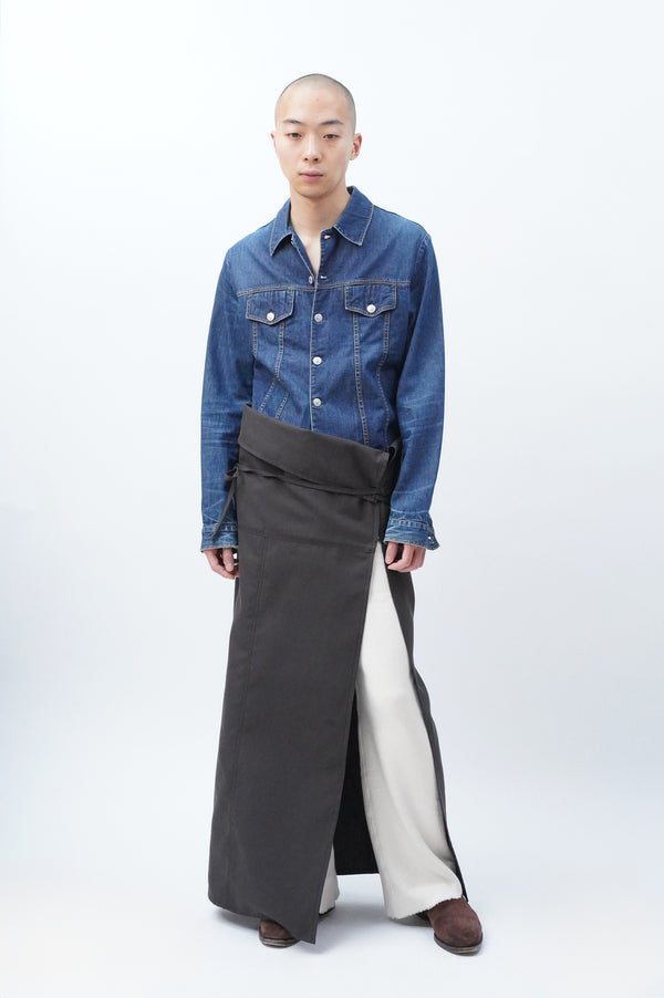 -SPAGO SKIRT- POLYESTER CANVAS