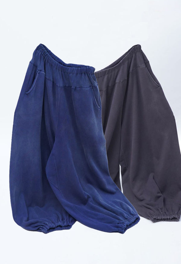 ZOOM -Distressed Sweat Zouave Pants-