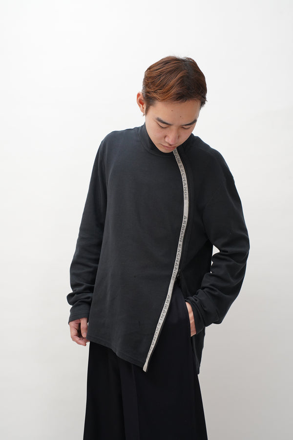 "ARMANI EXCHANGE" -Zip Design M/N L/S Tee-