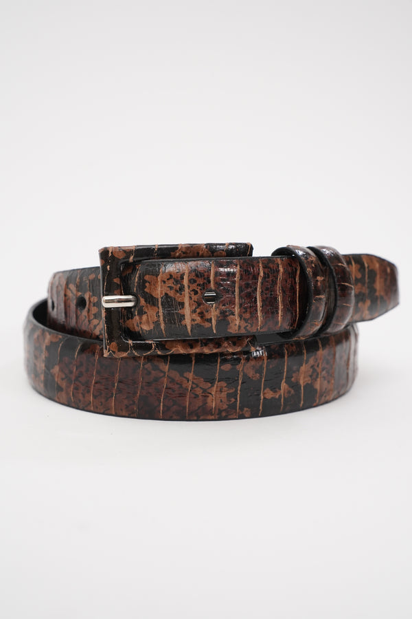 "NINE WEST" -Simulated Leather Belt-