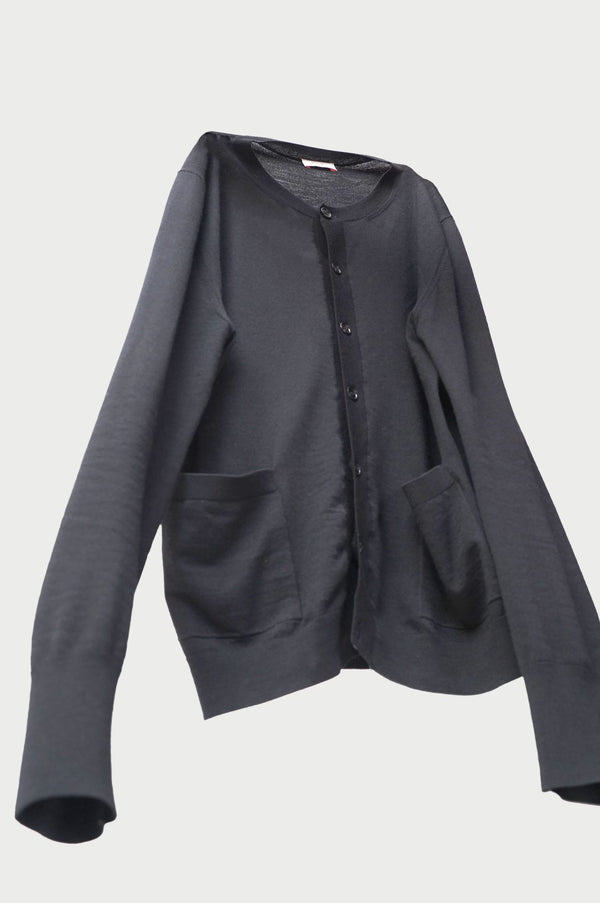Crew Neck Cardigan