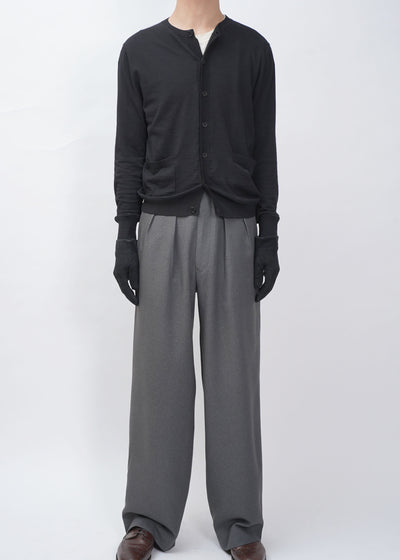 -Two Tuck Baggy Trousers-