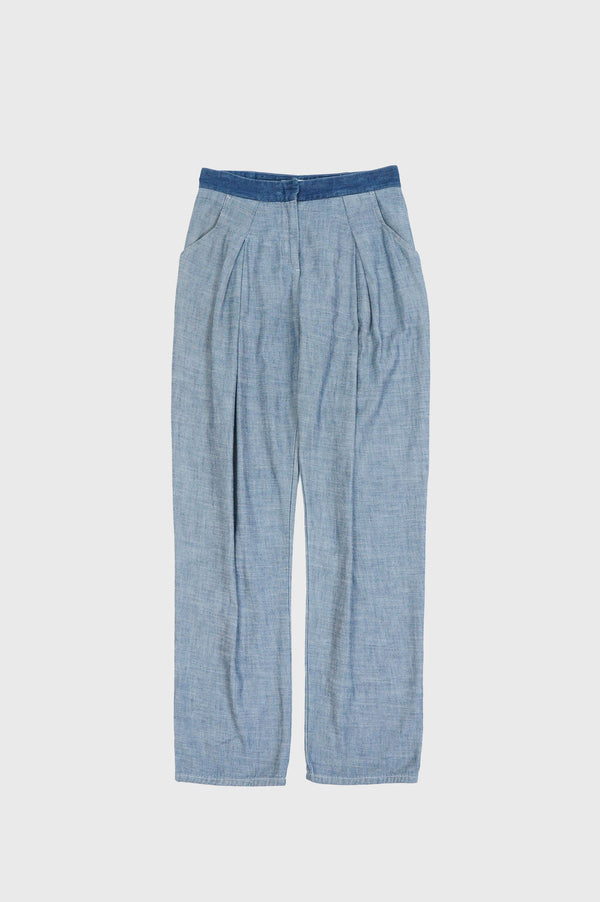 "SEE BY CHLOE" -2tuck In Side Out Denim Pants-