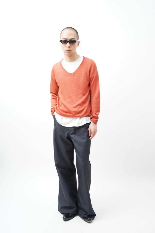 "Loro Piana" -V/N Knit Sweater-