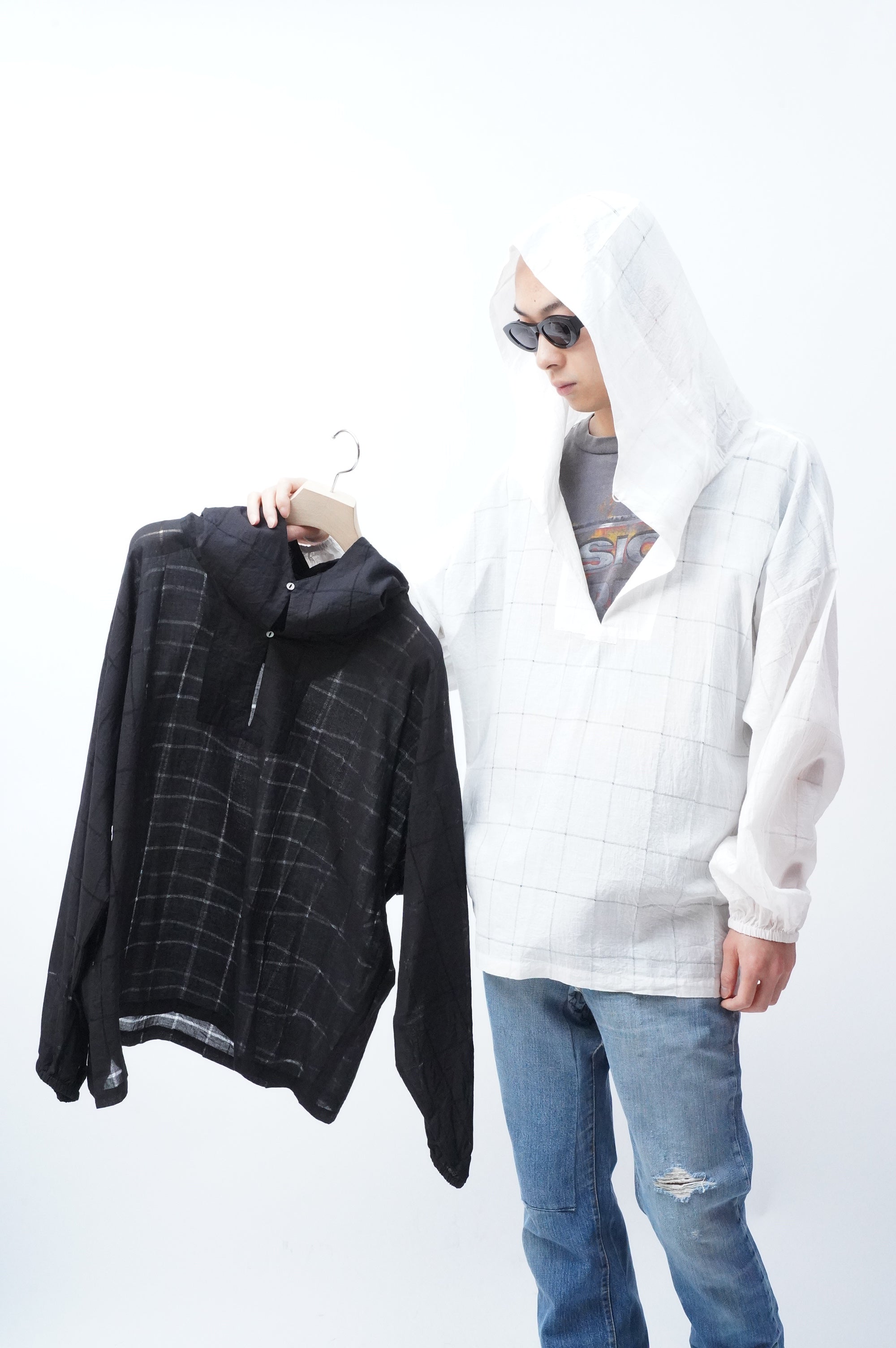 C.BIDDU -Snow Parka - Hand Cut Lattice Fabric – MANHOLE ONLINE STORE