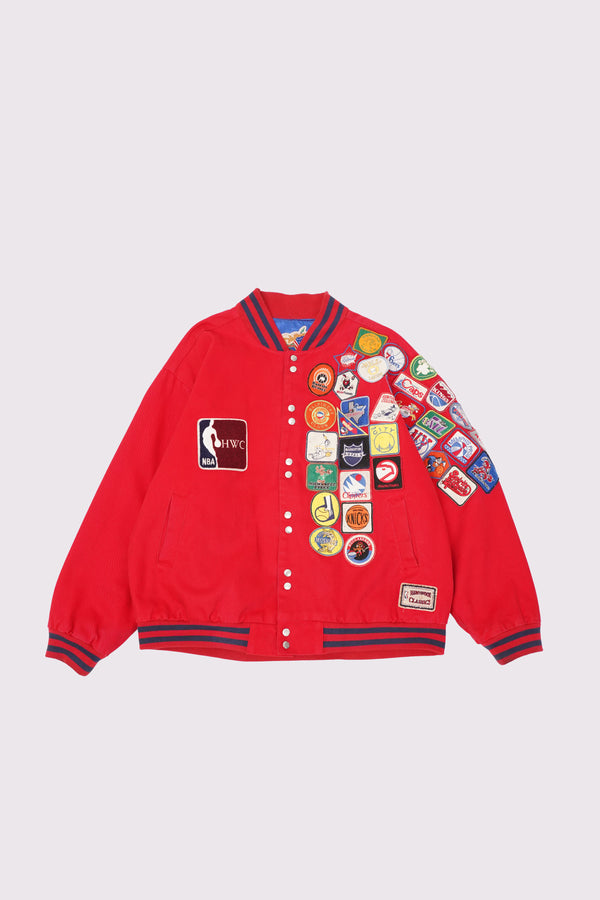 "JEFF HAMILTON" -All Star Logo Cotton Stadium Jacket-