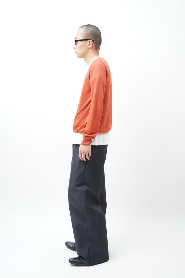 "Loro Piana" -V/N Knit Sweater-