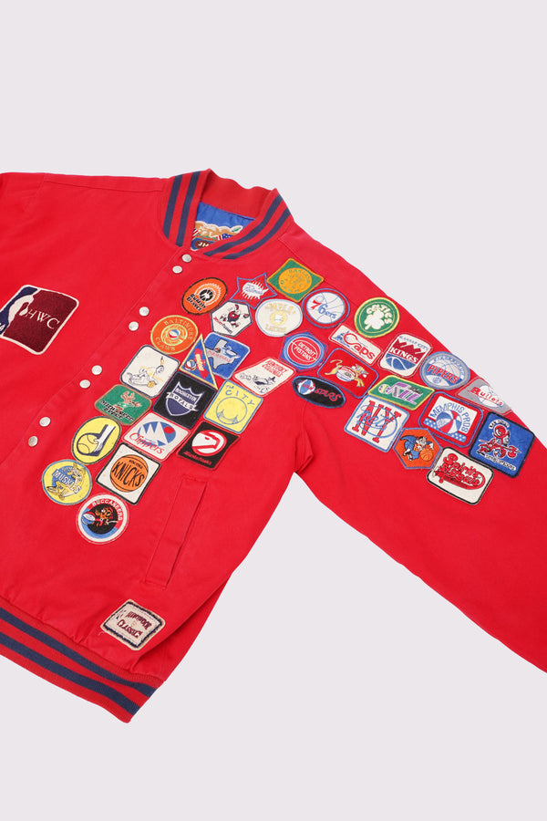 "JEFF HAMILTON" -All Star Logo Cotton Stadium Jacket-