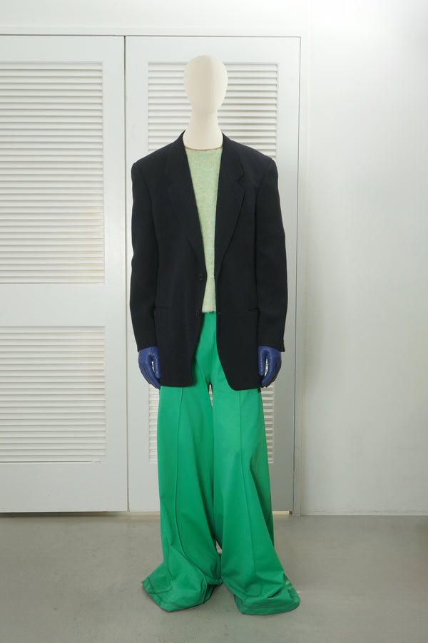 90's "GIORGIO ARMANI" -Wool/Silk/Rayon/Nylon 2B Jacket-