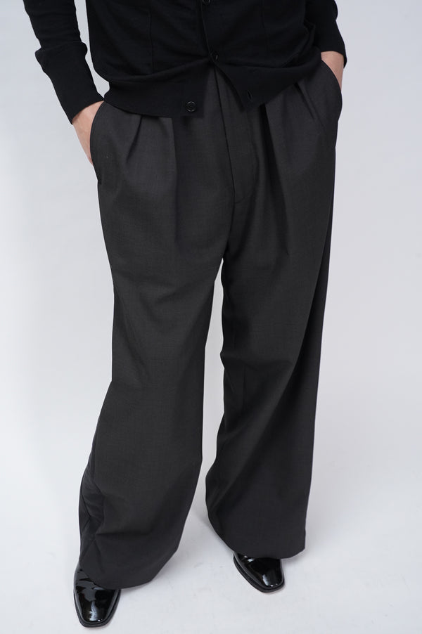 -SW Two Tuck Baggy Trousers-