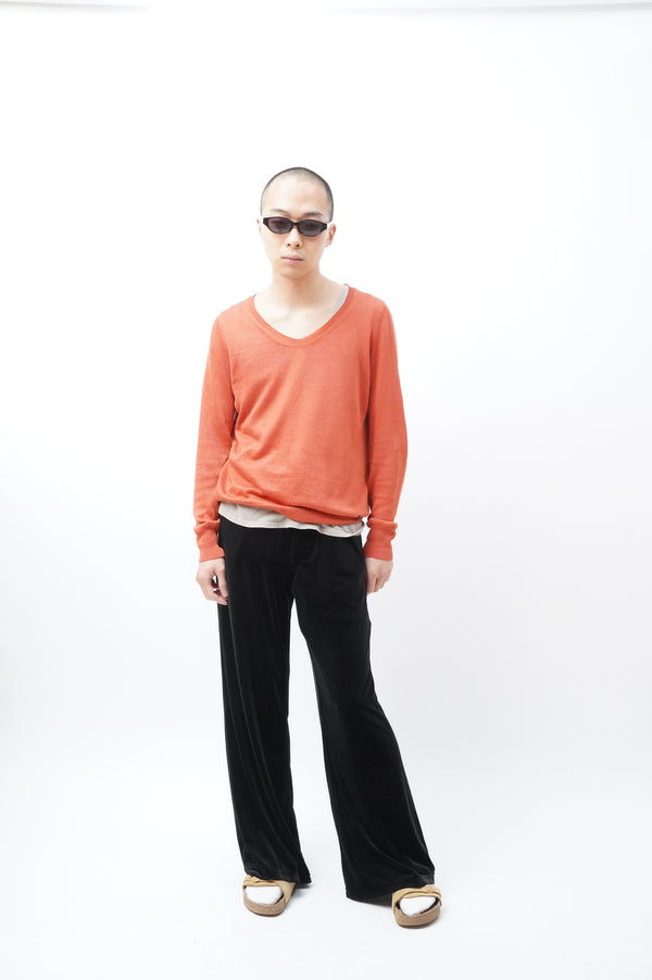 "Loro Piana" -V/N Knit Sweater-