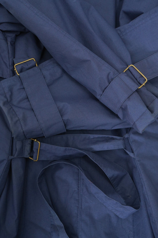 80`s "adidas" -Nylon Padded Trench Coat-