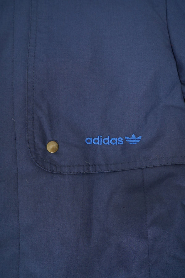 80`s "adidas" -Nylon Padded Trench Coat-