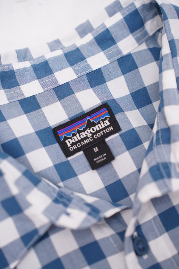 "PATAGONIA" -Cotton Gingham Check S/S Shirt-