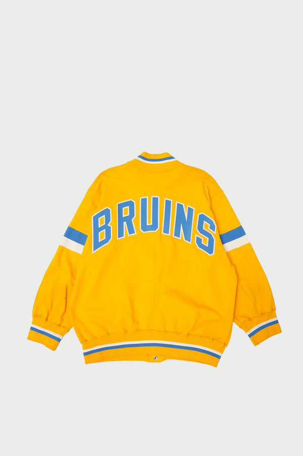 60's "Sand-Knit" -"UCLA" Logo Stadium Jacket-