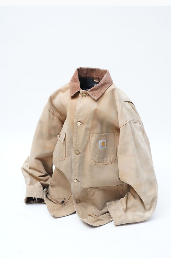 80's "CARHARTT" -Blanket Liner Duck Chore Coat-