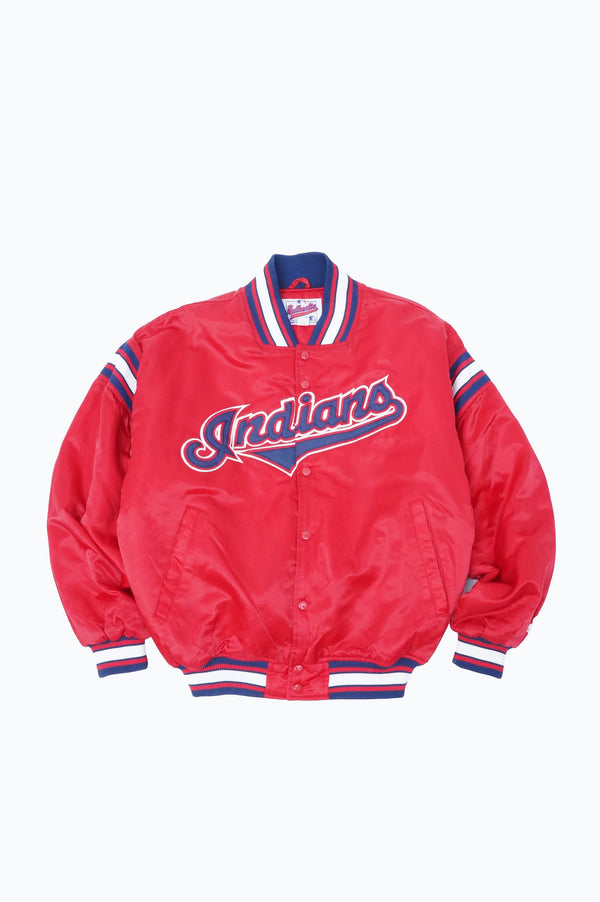 90's "STARTER" -Cleveland Indians Studium Jacket-