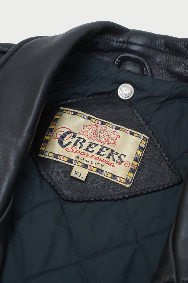 80's "CREEK'S SPORTSWEAR" -Double Riders Jacket-