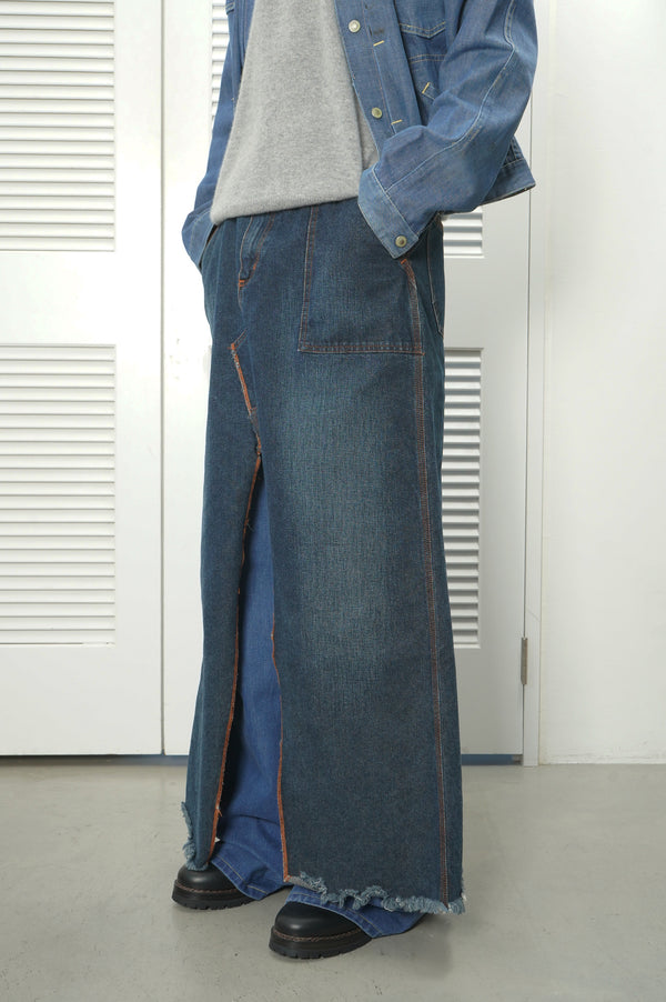 90's "JPG" -Denim Skirt-