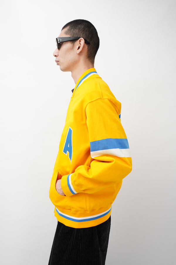 60's "Sand-Knit" -"UCLA" Logo Stadium Jacket-