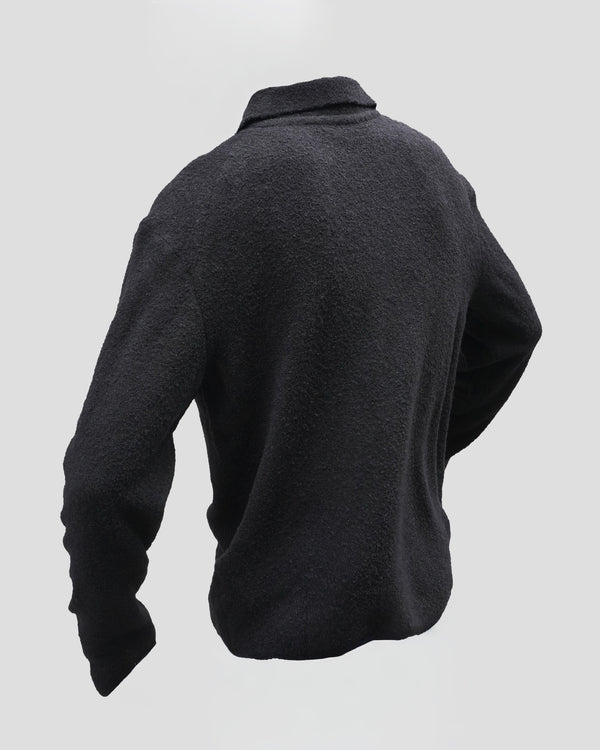 -Boucle Zip Shirt-