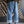 DEAN BLUE -Oversized denim trousers-[STONE]