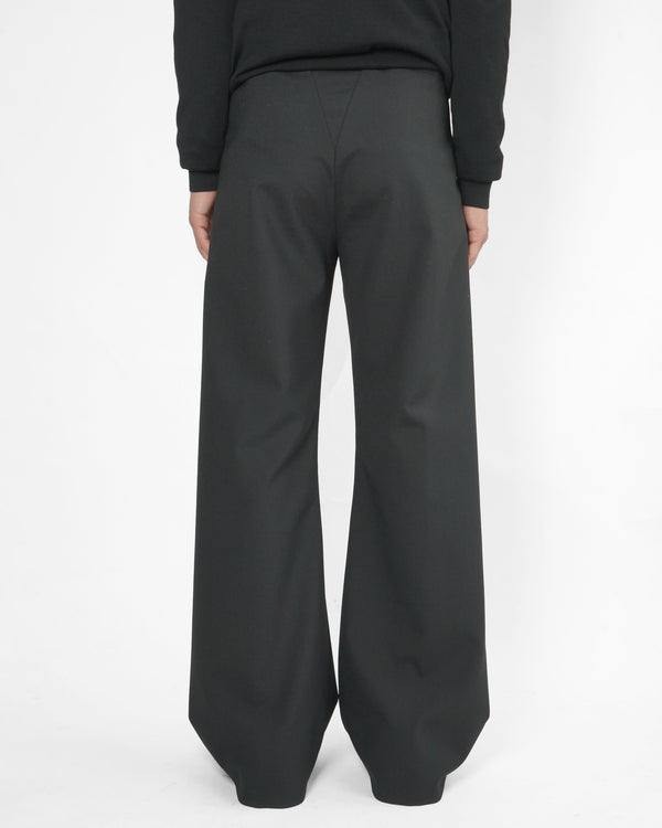 -Wool Easy Flare Slacks-