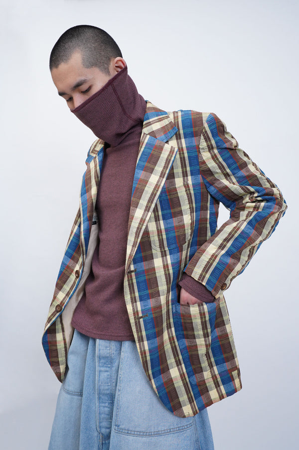 "UNKNOWN" -High Neck Thermal Pullover-