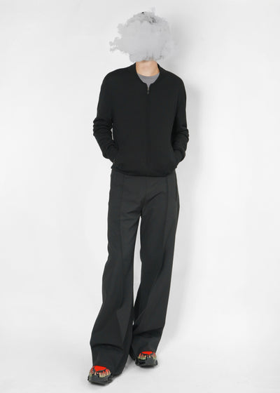 -Wool Easy Flare Slacks-