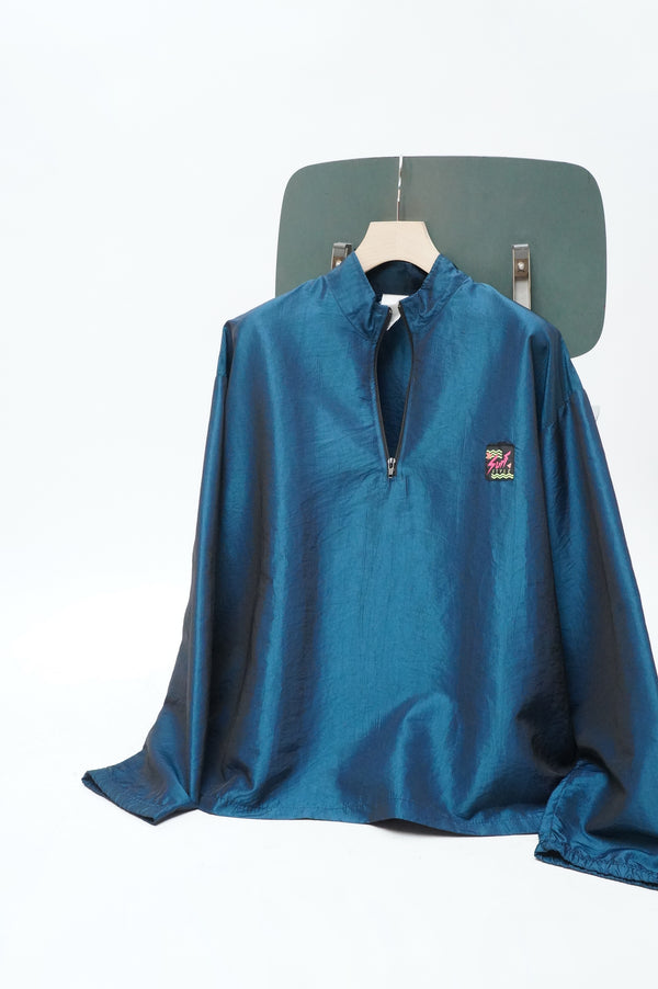 80'S "SURF STYLE" -Half Zip Pullover-