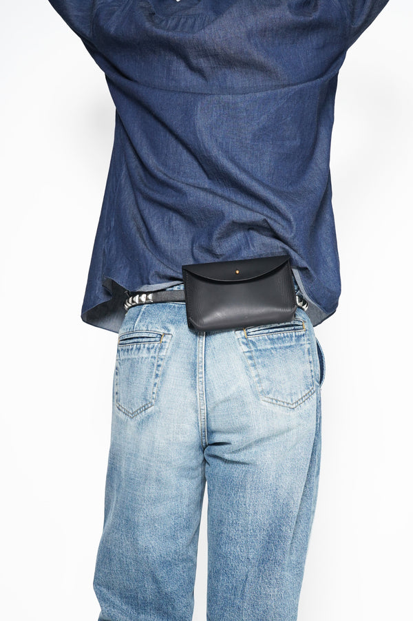 ×Kingsley Walters Studio -Waist Pouch Studded Belt-