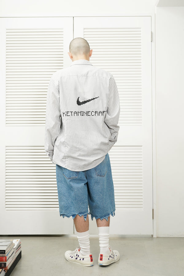 "Seth Fountain" -"KETAMINECRAFT" Printed L/S Shirts(ASSORT)-