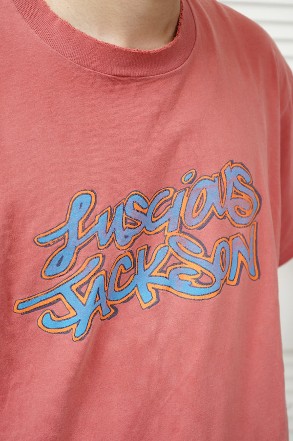 90's "LUSCIOUS JACKSON" -Rock Band Printed S/S Tee-